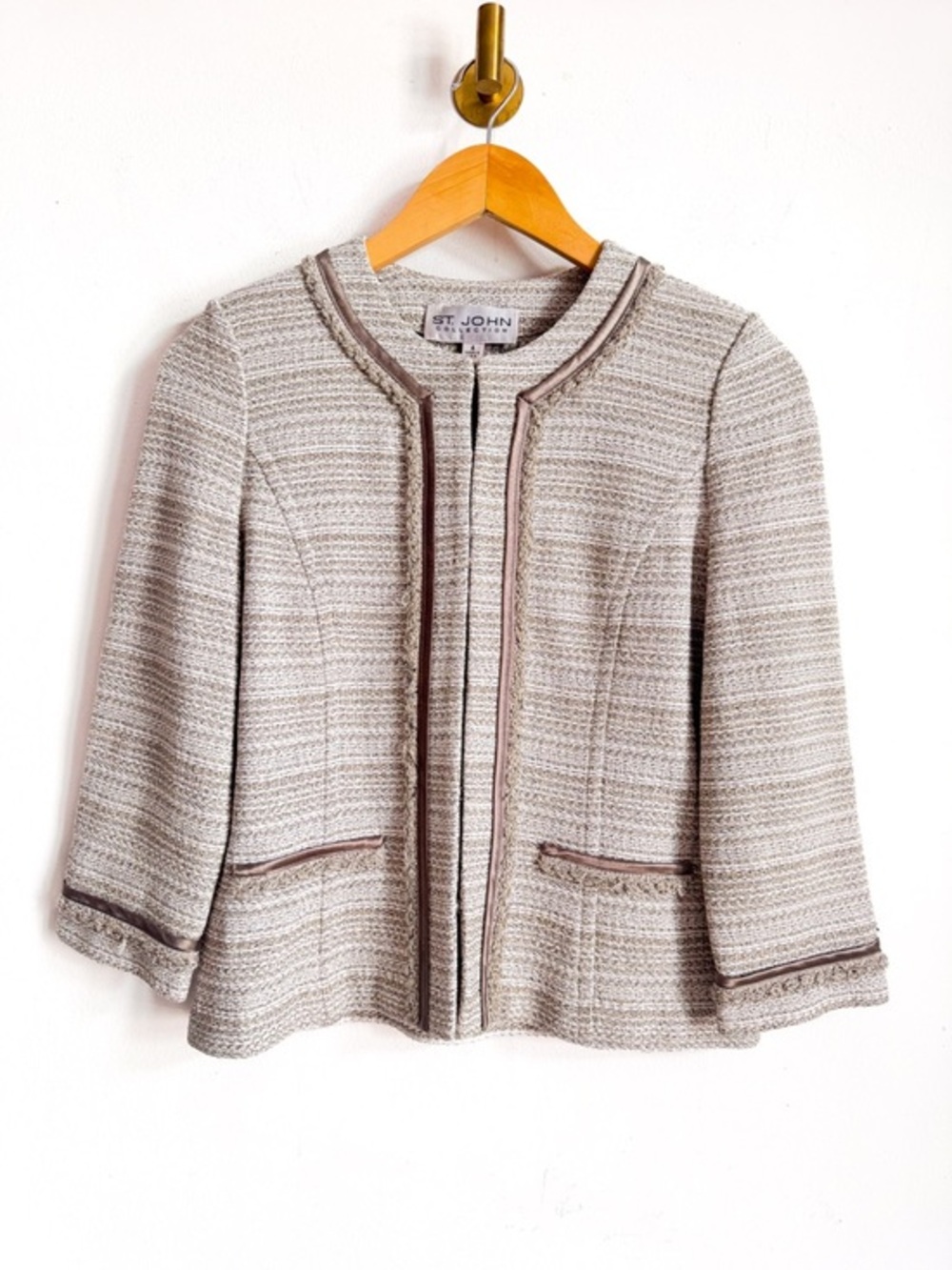 St. John Collection Tweed Blazer 4